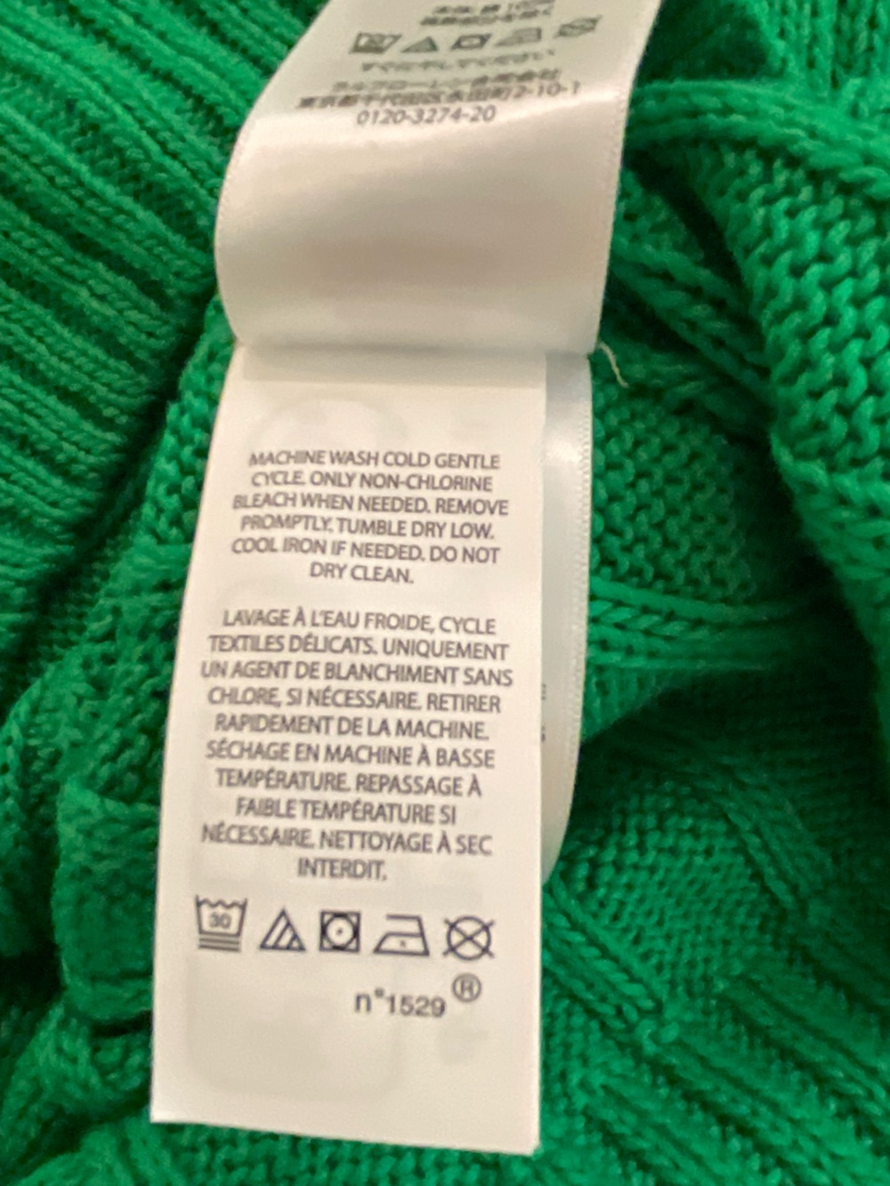 Polo by Ralph Lauren Green Cable-Knit Crew Neck Sweater - Picture 10 of 10